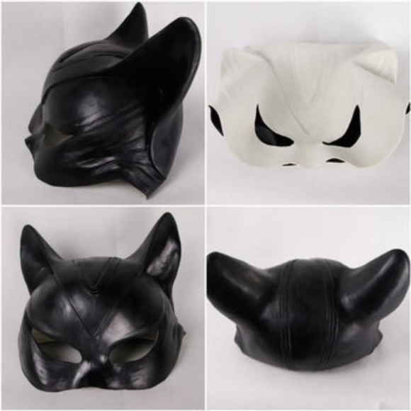 Cat Woman Face Latex Mask Cosplay Batman Catwoman Costume Props Halloween - Picture 2 of 2